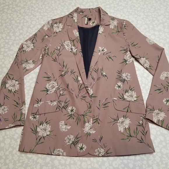 Topshop Jackets & Blazers - Topshop Floral Blazer Jacket